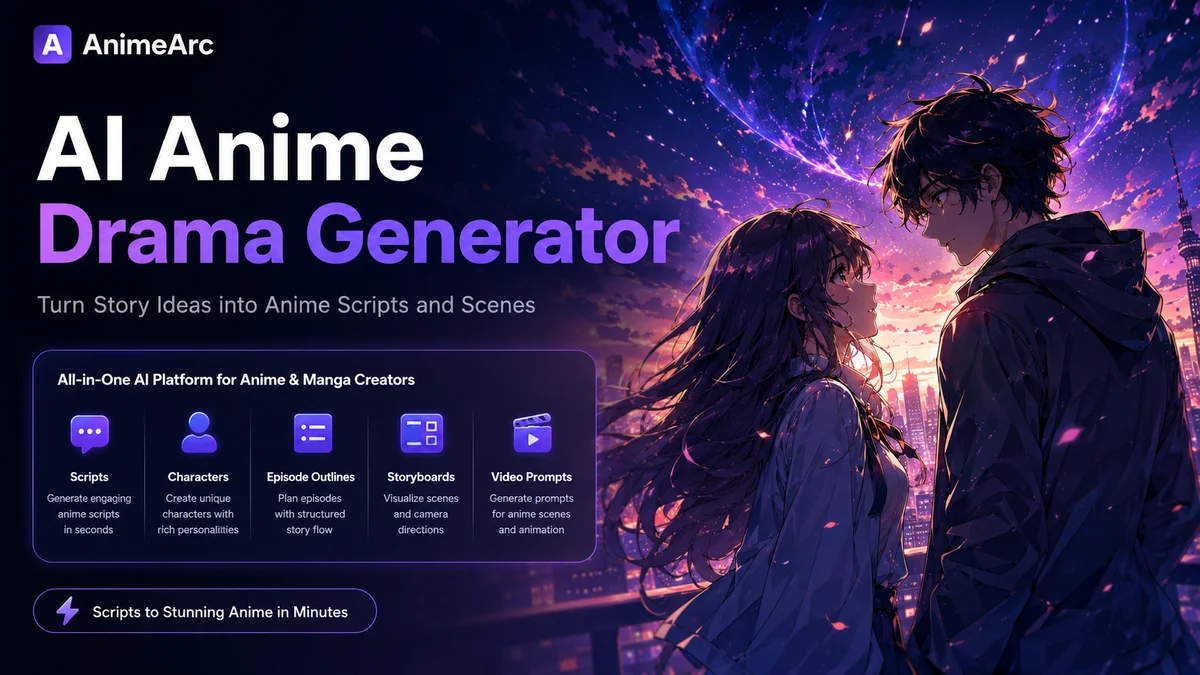 AI Anime Drama Generator: Turn Story Ideas into Anime Scripts and Scenes